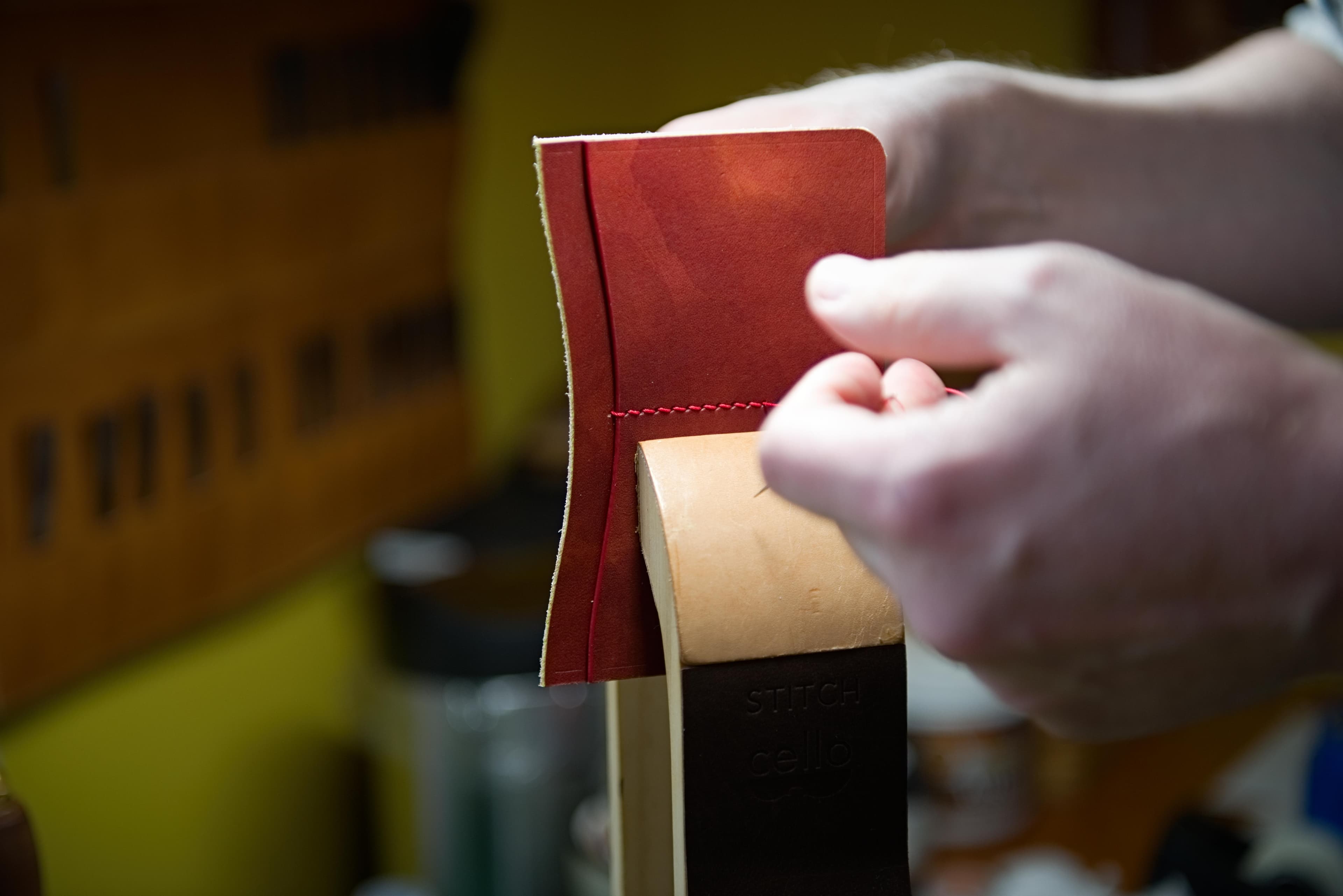 John Malotte at work in the studio